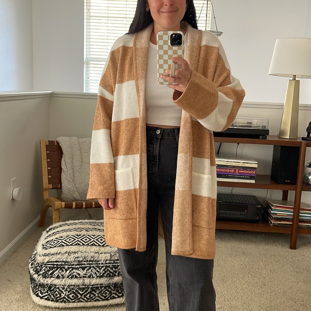 Striped cardigan